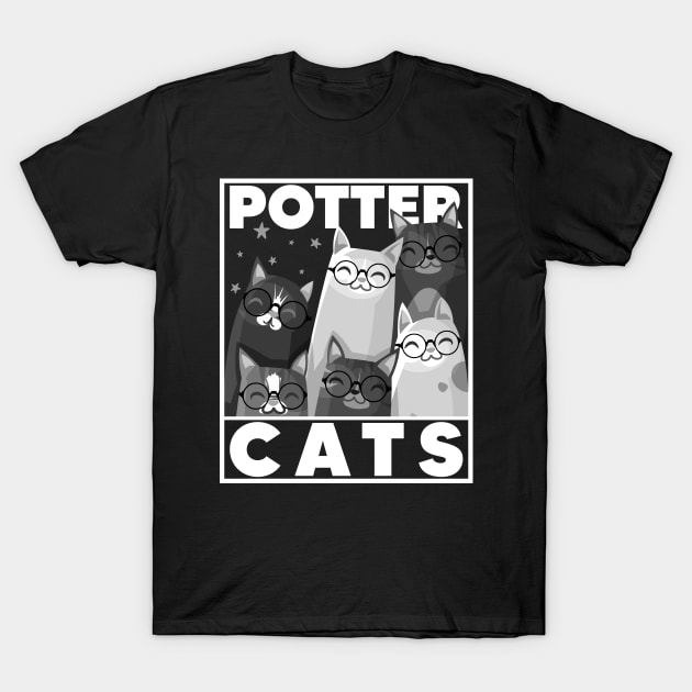 Potter Cats 7 T-Shirt by TarikStore